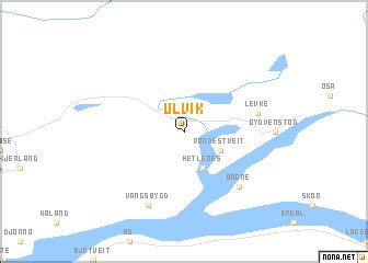 Ulvik (Norway) map - nona.net