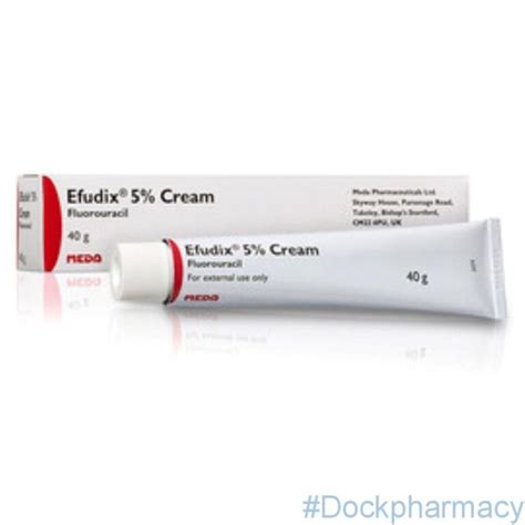 Buy Efudix Cream - Fluorouracil 5% cream, 40g - Dock Pharmacy