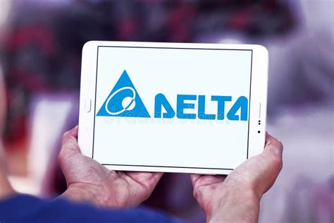 Delta Electronics Company Logo Editorial Stock Photo - Image of ...