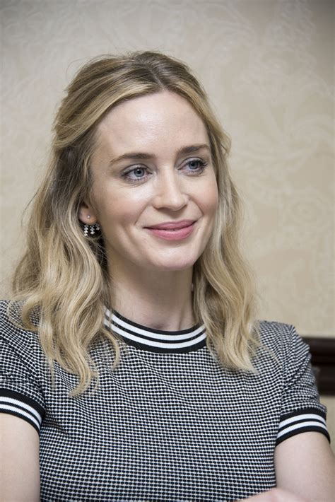 Emily Blunt - "A Quiet Place" Press Conference in Austin • CelebMafia