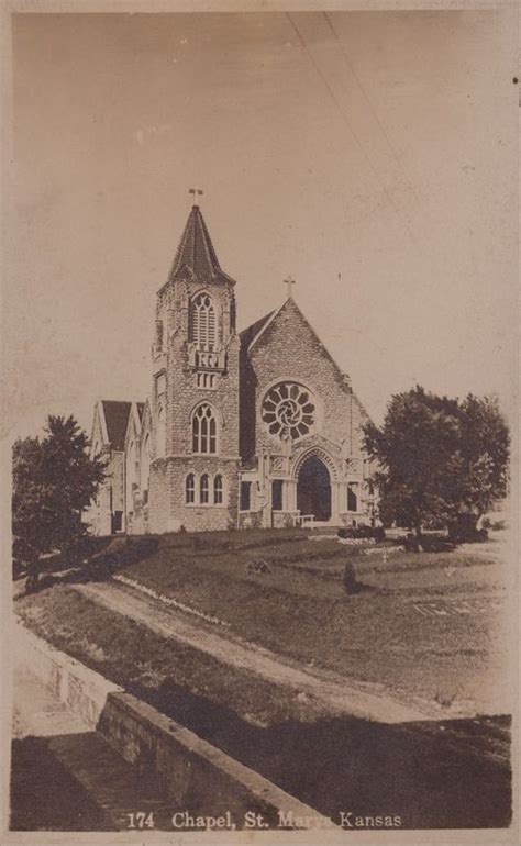 Immaculata Catholic Church, St. Marys, Kansas - Kansas Memory - Kansas ...