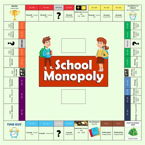 10 Best Free Printable Monopoly Board Game PDF for Free at Printablee