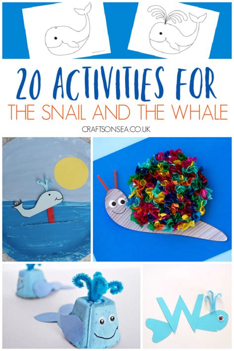 20 The Snail and The Whale Activities: Easy Ideas Kids Will Love! - Crafts on Sea