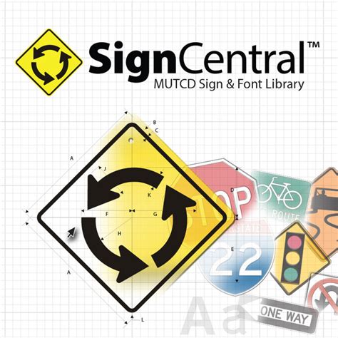 SignCentral™ MUTCD Sign and Font Library | 114756 | Traffic & Parking ...