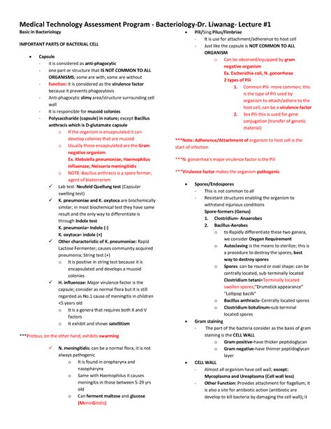 Introduction to Clinical bacteriology - Basic in Bacteriology IMPORTANT ...