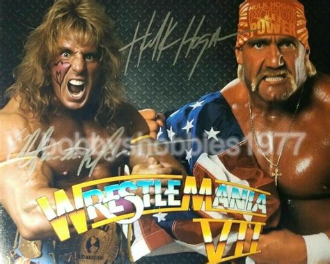 Hulk Hogan Ultimate Warrior WWE / WWF Autographed Signed 8x10 Photo REPRINT | #4650733915