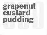 Grapenut Custard Pudding Recipe | CDKitchen.com