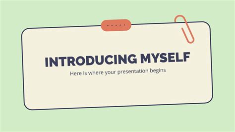 Introducing Myself Google Slides theme & PowerPoint template
