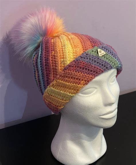 Rainbow Swirl Hat - Crochet | Swirl hat, Rainbow swirl, Hat pattern