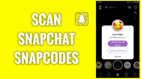 Snap Codes That Unlock Filters : Just snap (or tap!) to unlock.