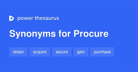 Procure synonyms - 1 574 Words and Phrases for Procure