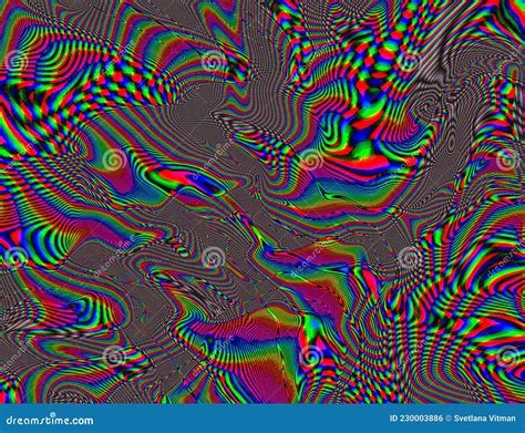 Trippy Psychedelic Rainbow Background Glitch LSD Colorful Wallpaper ...