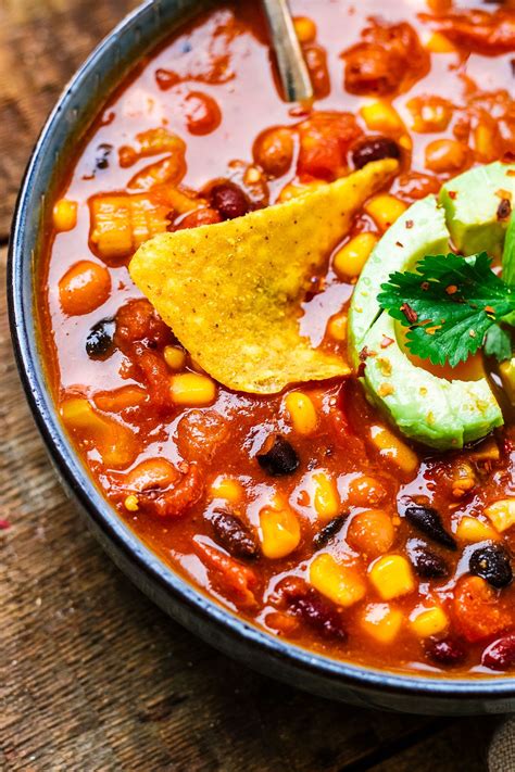 Mexican Bean Soup - Healthy Twists