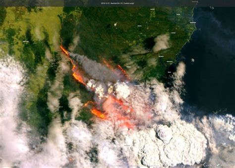 Australia fires MAP: Staggering satellite images show Australia's ...