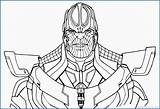 Thanos Gauntlet Coloring Page Pages sketch template