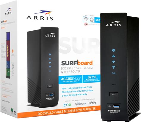 Customer Reviews: ARRIS SURFboard DOCSIS 3.0 Cable Modem & AC2350 Wi-Fi ...