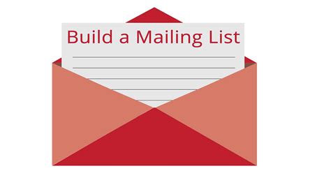 Ideas on How to Build a Mailing List – Book Cave