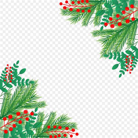 Christmas Border Wreath Decoration, Christmas Border, Border, Clipart ...