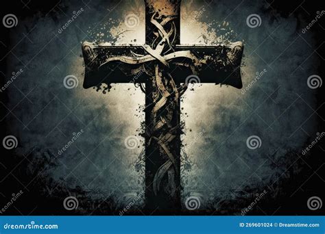 Cross Wallpaper Faith Illustration Design Art Stock Illustration ...