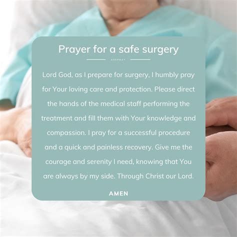 Prayer for a Safe Surgery