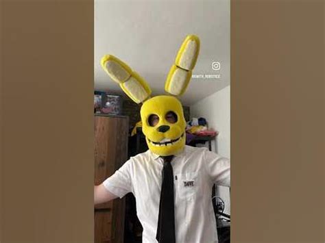 MORE of TSE SpringBonnie mask!!! #fnaf #fivenightsatfreddys #cosplay # ...