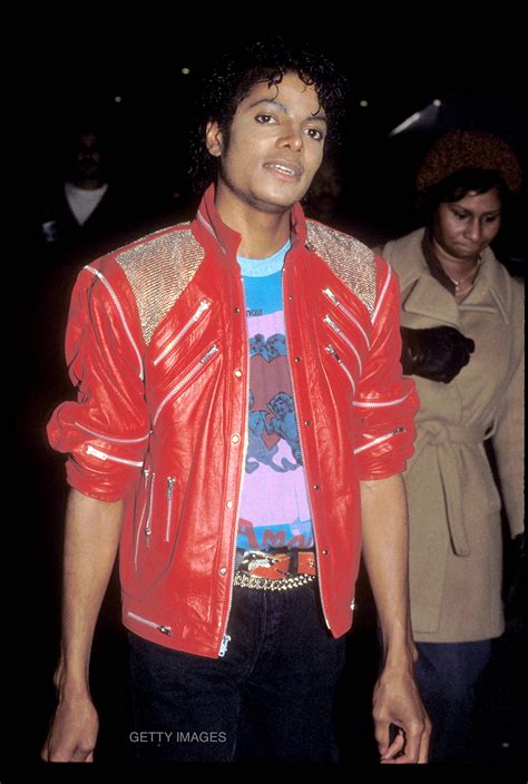 Michael Jackson Wears 'Beat It' Jacket - Michael Jackson Official Site