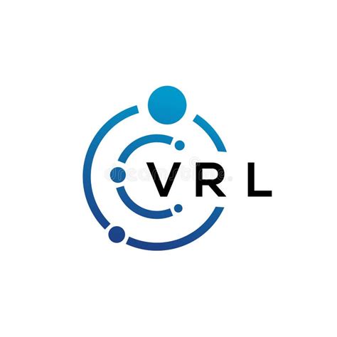 VRL Letter Technology Logo Design on White Background. VRL Creative Initials Letter it Logo ...