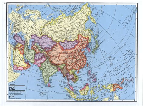 Maps of Asia and Asia countries | Political maps, Administrative and Road maps, Physical and ...