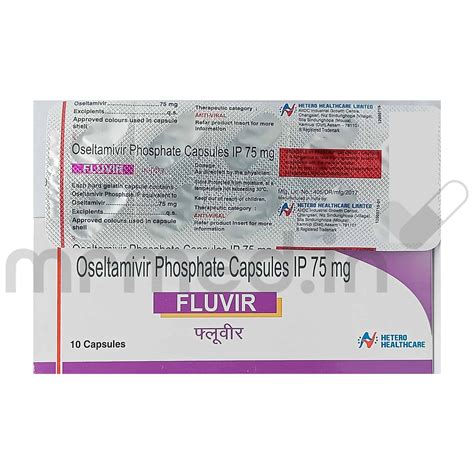 Buy Fluvir 75mg Capsule Online: Uses, Price, Dosage, Instructions, Side ...