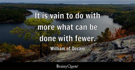 William of ockham quote - polizdisney