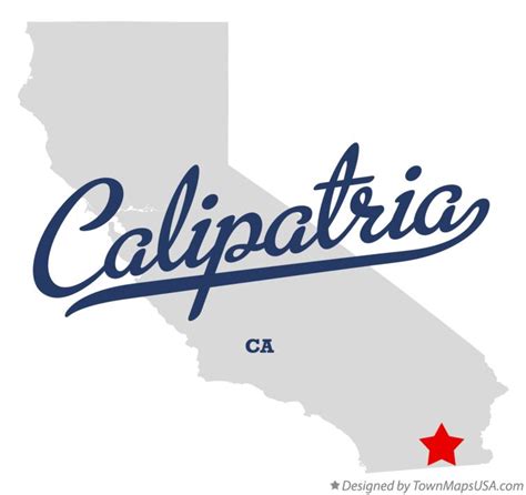 Map of Calipatria, CA, California