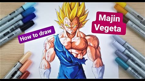 Majin Vegeta Drawing Full Body