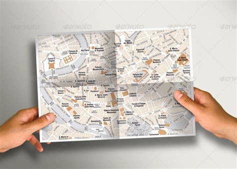 20+ Beautiful Map Mockup PSD Templates - Mockup Den