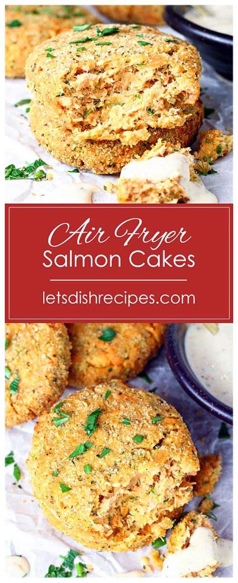 Air Fryer Salmon Cakes | Let's Dish Recipes