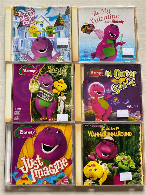 Barney VCD (All for $8) bundle 1, Hobbies & Toys, Music & Media, CDs ...