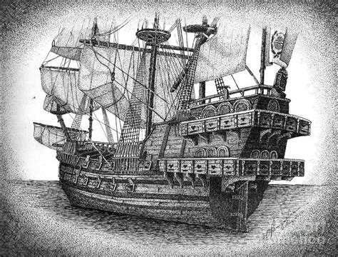 Spanish Galleon by Tanya Crum | Spanish galleon, Galleon, Galleon ship