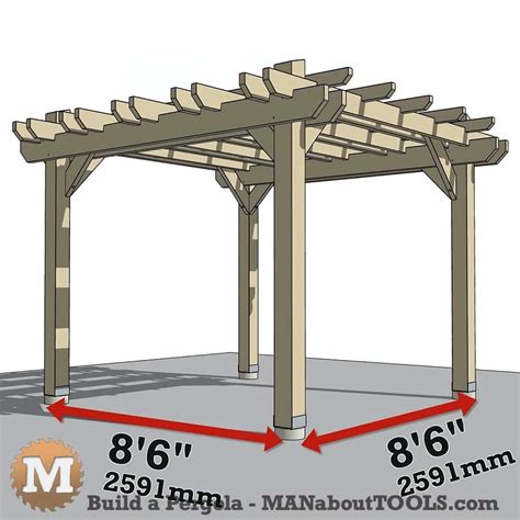 Build a Pergola - Simple Cedar Plan Idea