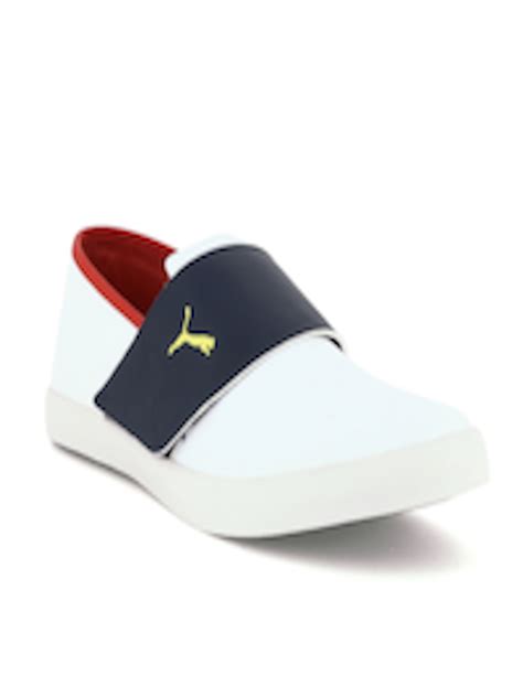 Buy Puma Men White Sneakers - Casual Shoes for Men 2255075 | Myntra