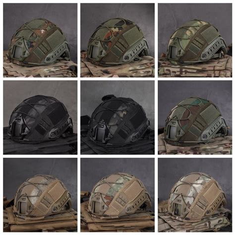 (Tactical Military Combat) Helmet Cover CS Wargame Sport Helmet Cover ...