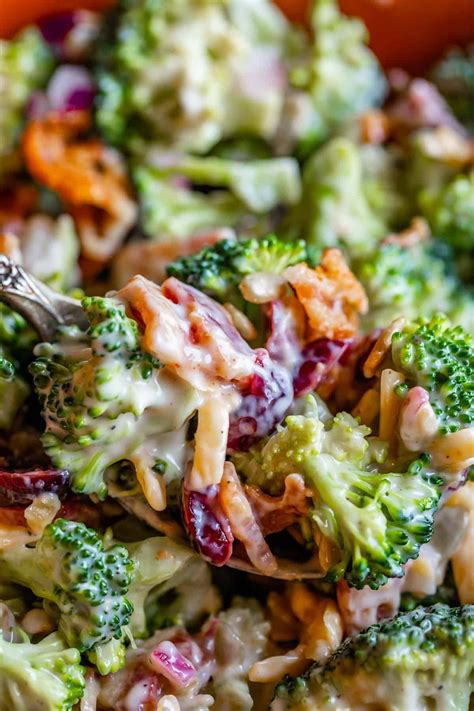 Easy Broccoli Bacon Salad from The Food Charlatan. Everyone needs a ...