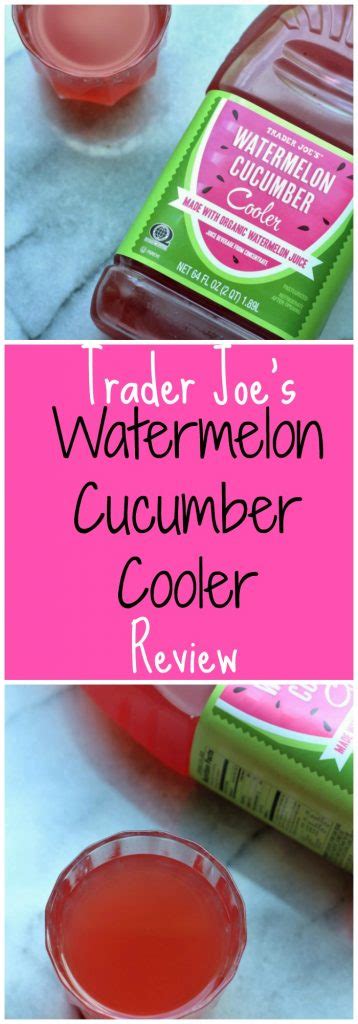 Trader Joe's Watermelon Cucumber Cooler - BecomeBetty.com