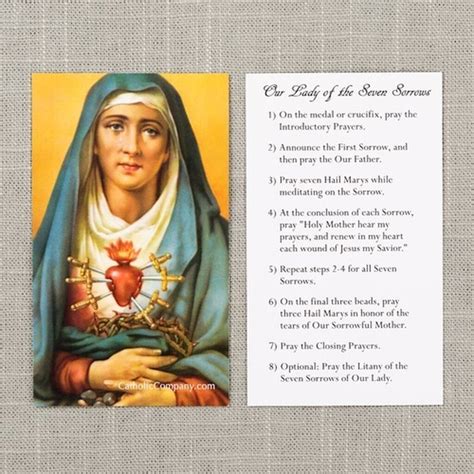 Know The 7 Sorrows and Promises of Our Lady of Sorrows