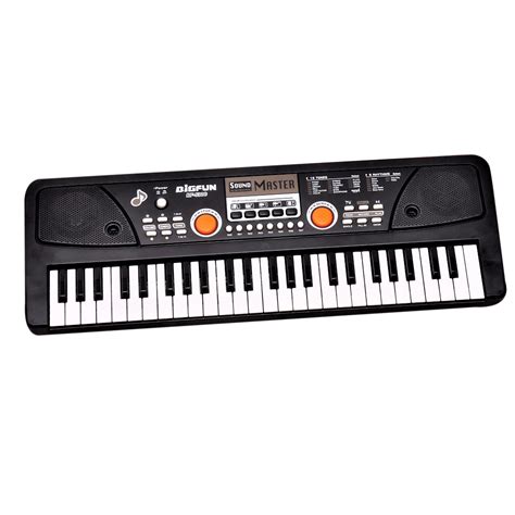 Big Fun Electronic Keyboard with Accessories – Black- BF-530C - One ...