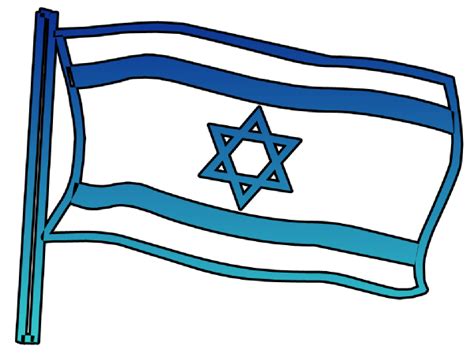 Flag Of Israel Clip Art at Clker.com - vector clip art online, royalty ...