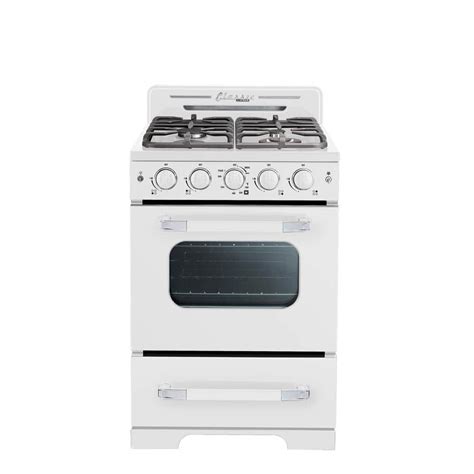 Unique Appliances Classic Retro 24 in. 2.9 cu. ft. Retro Gas Range with ...