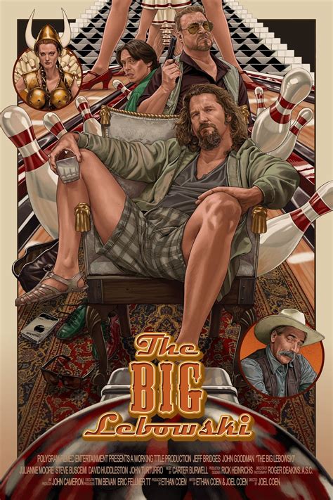 The Big Lebowski (1998) Poster - Stoner filmes fotografia (43219579) - fanpop