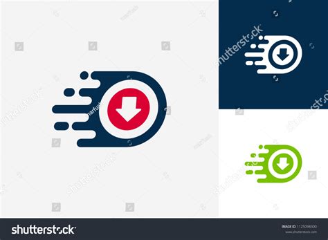 Fast Download Logo Template Design Vector Stock Vector (Royalty Free ...