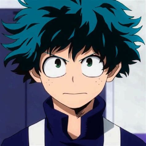 blue hair izuku midoriya bnha mha | Hero, Anime characters, My hero ...