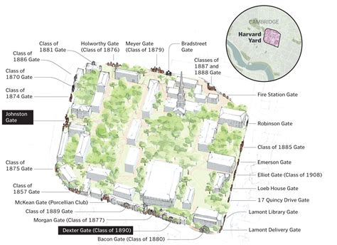 Harvard Yard Map