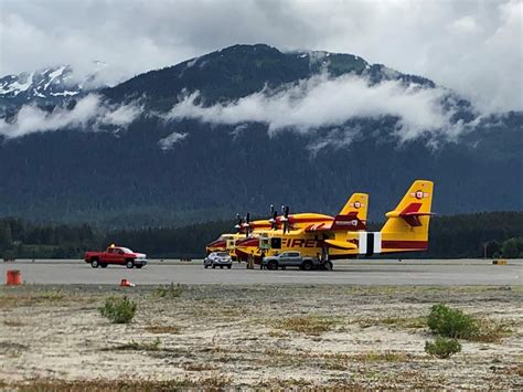 Super Scooper firefighting planes stop over in Juneau